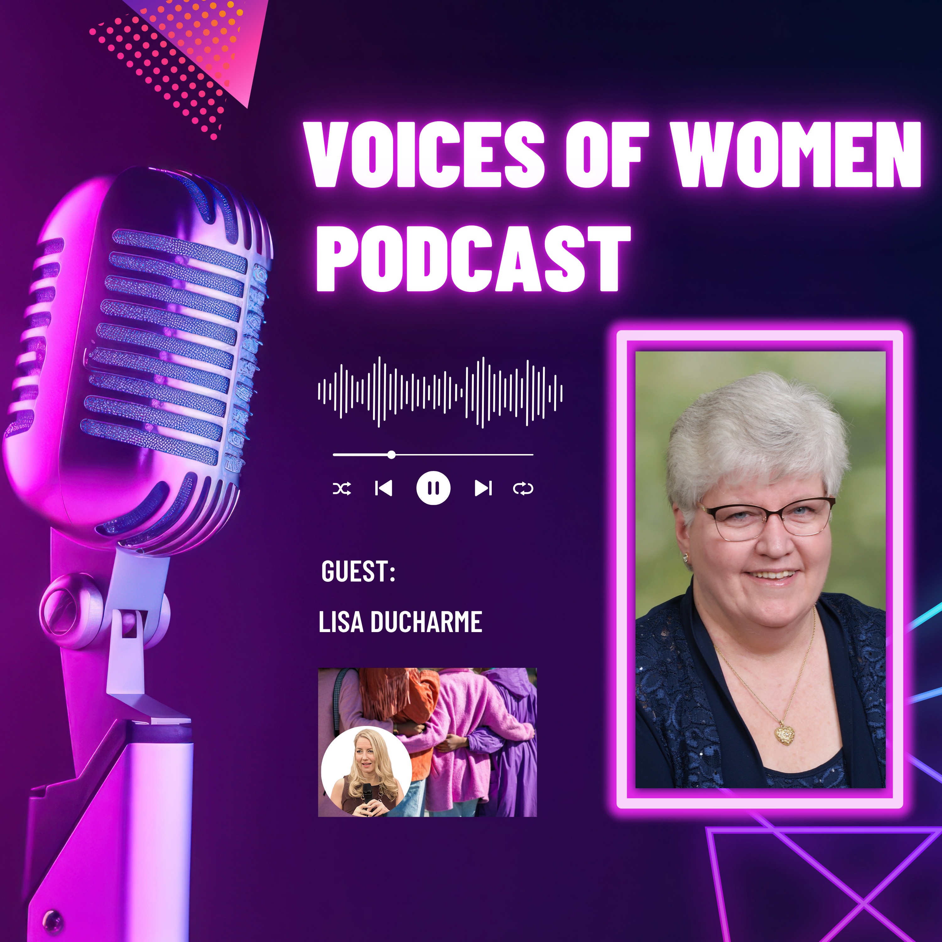 Lisa Ducharme - Sisterhood, Story & Practical AI: Amplify Women’s Voices for America 250 (Without Tech Overwhelm) episode artwork