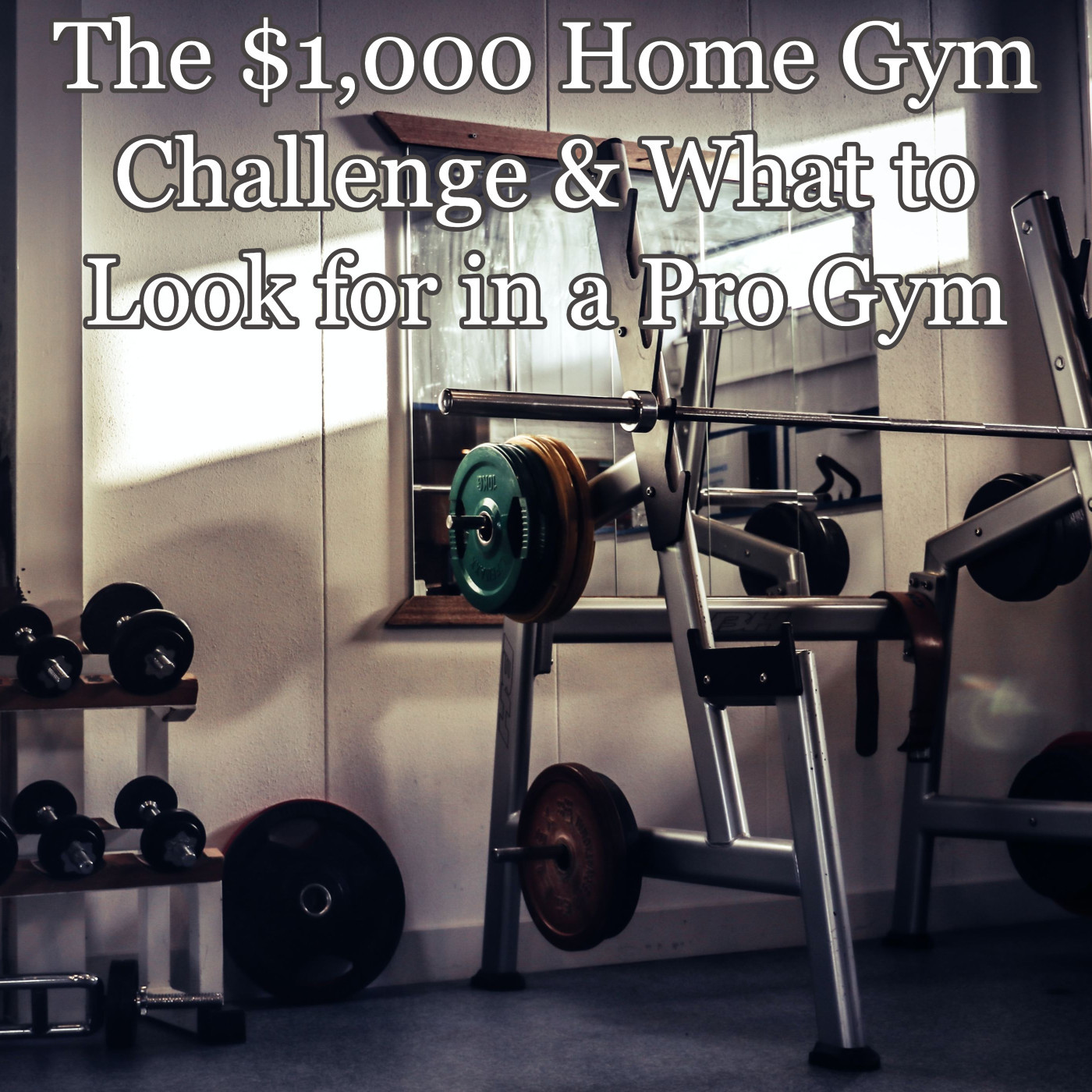 The $1,000 Home Gym Challenge & What to Look for in a Pro Gym episode artwork
